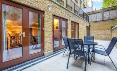 Spacious two bedroom apartment with private patio