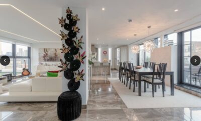 Stunning penthouse with private patio in Pimlico