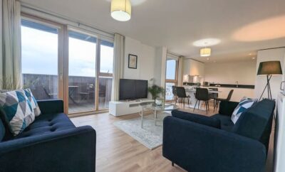 Superb 18th floor 2 bedroom serviced apartment