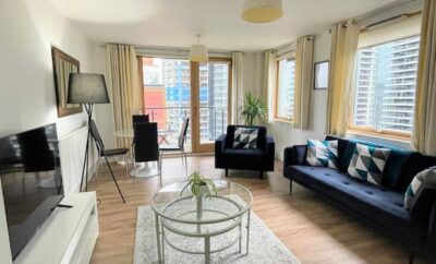 Super 17th Floor Apartment in Canary Wharf