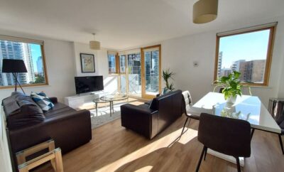 Large 8th floor Serviced Apartment in Canary Wharf