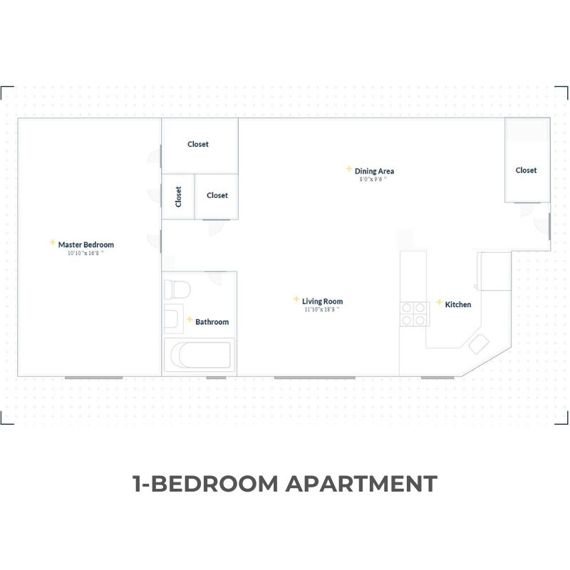 1-bedroom apartment 