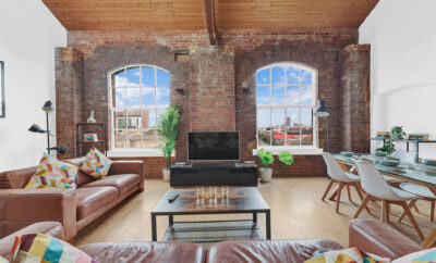 Modern Industrial 2-Bedroom Apartment