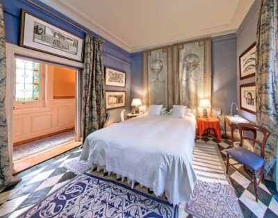 Aristocratic Blue Room at the Casa de Madrid