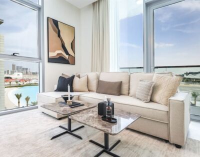 Lagoon View 1BR Luxury Oasis in Dubai