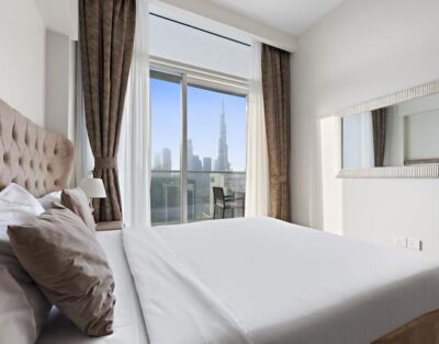 Elegant 1 Bedroom with Burj Khalifa View