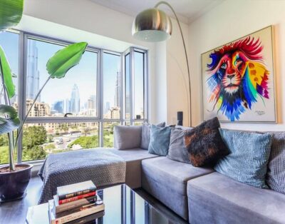 Luxe 2BR Stunning Burj Khalifa View Downtown Dubai
