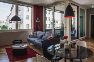 62m² One-Bedroom Apartment with Balcony in Mitte