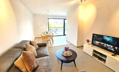 City Living in style 3BR w 2 terraces&free parking-HAM1
