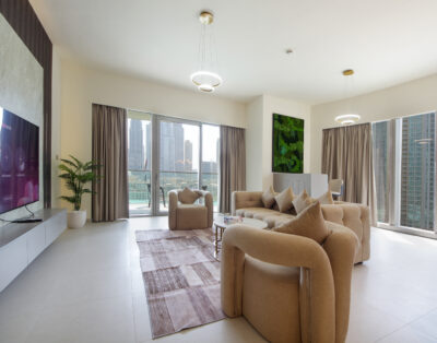 3BR + Maids Elegance with Burj & Fountain Views