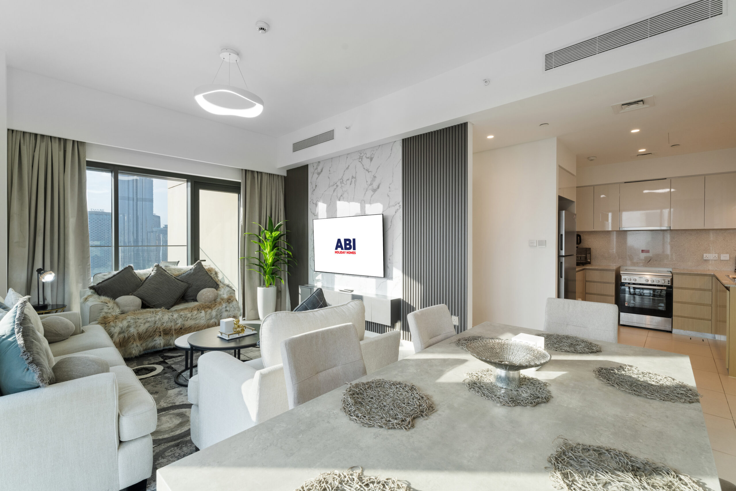 Exclusive 3BR Burj Khalifa & Fountain View – Luxflat Serviced Apartments