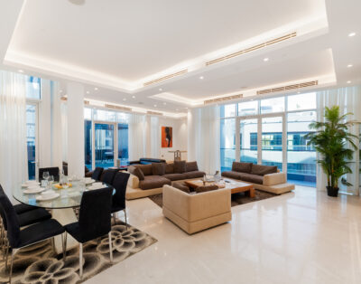 4BR Palm Penthouse: Private Pool & Beach Access