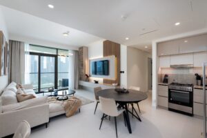 Modern 2BR Emaar Beachfront w/ Pvt Beach Access