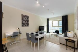 Chic Dubai Marina 1BR w/ Pool and Gym