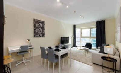 Chic Dubai Marina 1BR w/ Pool and Gym