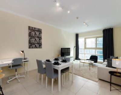Chic Dubai Marina 1BR w/ Pool and Gym