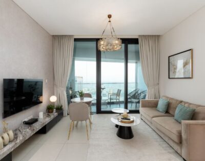 Modern 1BR w/ Marina View Balcony at Address JBR