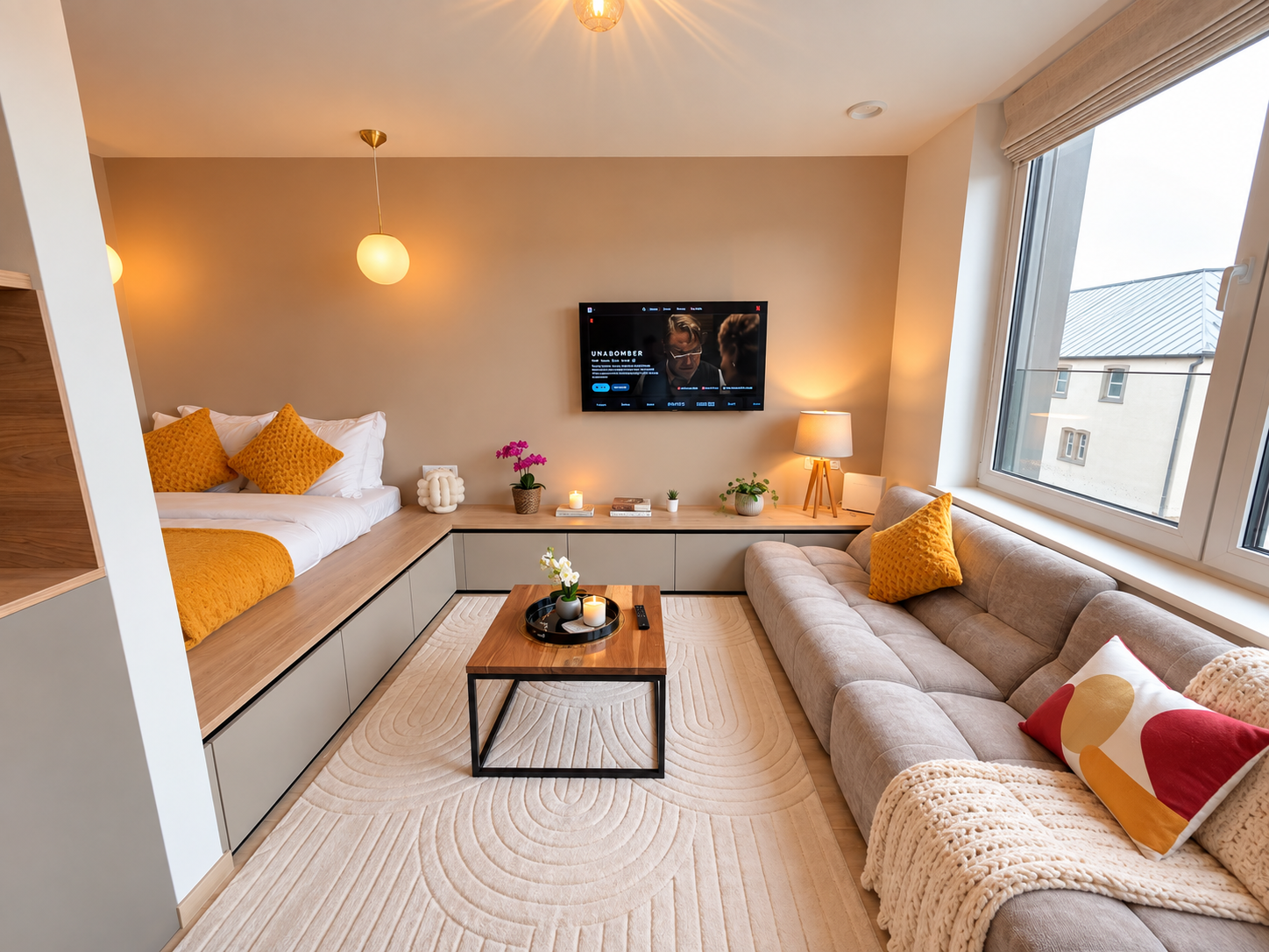Urban Studio with Cozy Touches-162